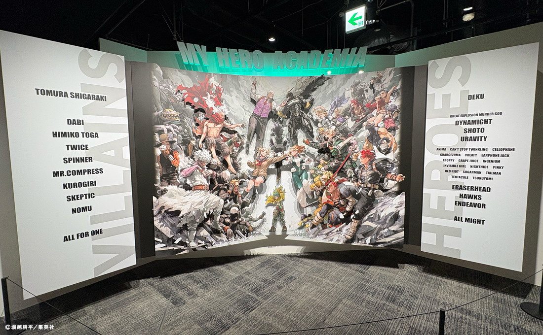 内覧会レポ】「堀越耕平『僕のヒーローアカデミア』原画展」大阪会場が